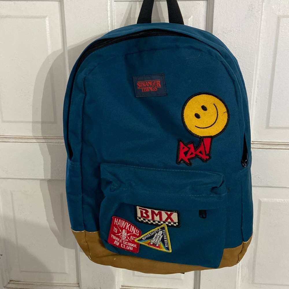Stranger things backpack with laptop pocket